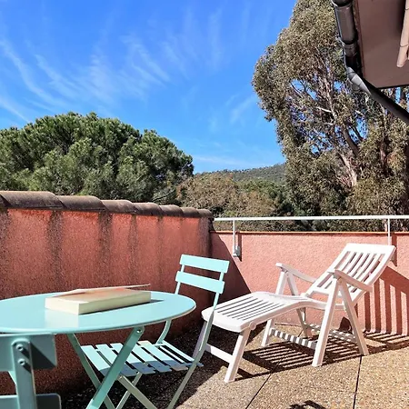 Duplex 3 Pieces Avec Piscine, Terrasse Et Parking - 6 Couchages - - Fr-1-251-563 Apartmán Le Lavandou